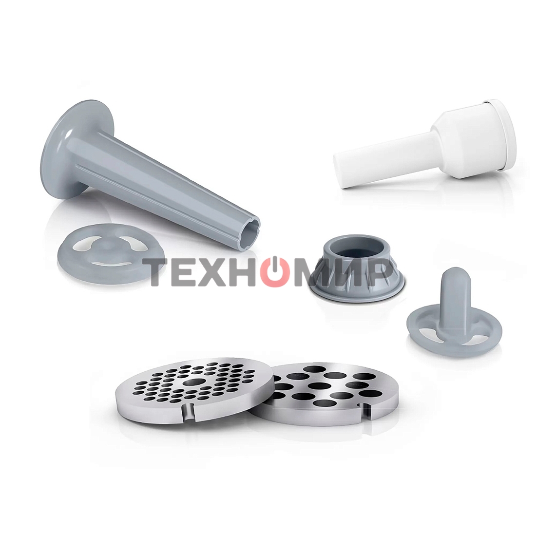 Мясорубка электрическая Bosch MFW2520W белый, 1500 Вт, 1.7 кг/мин, насадки - 4