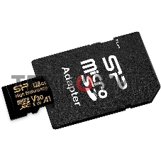 Флеш карта Silicon Power Elite microSDXC 128Gb SP128GbSTXDV3V1HSP + adapter