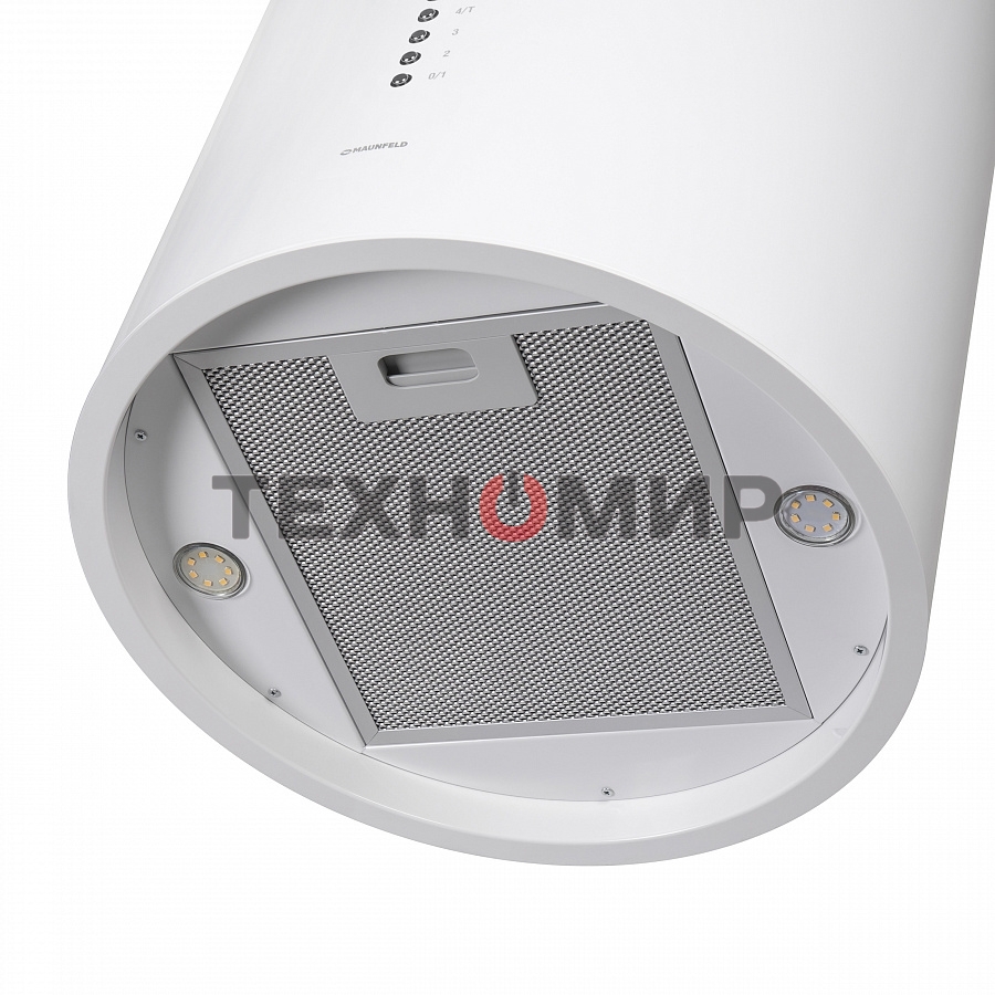 Вытяжка островная Maunfeld Lee Isla 39 белый, 38 см, 1000 куб. м/ч, 52 дБ