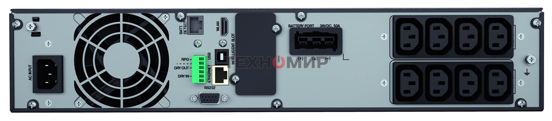 Источник бесперебойного питания Ippon Innova RT II 2000 2000Вт 2000ВА черный