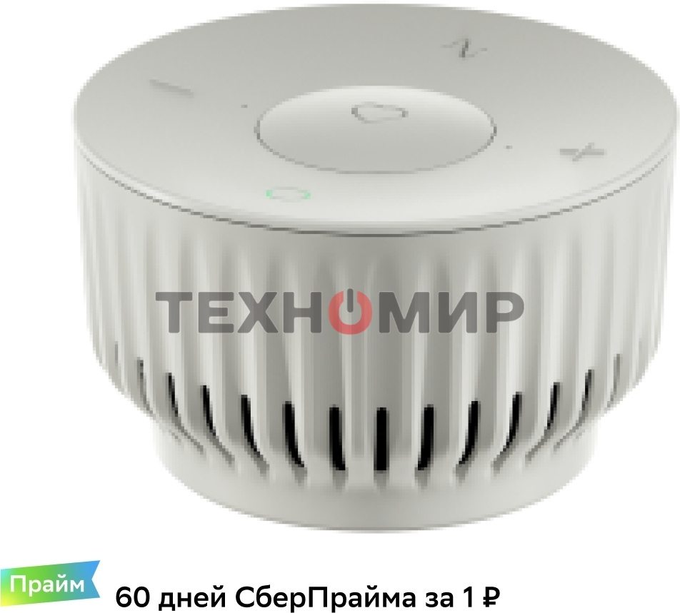 Умная колонка Sber SberBoom Mini, 5Вт, с голосовым ассистентом Салют, туманный белый