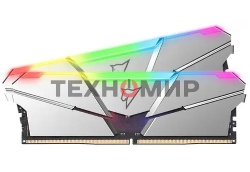 Оперативная память NETAC Shadow, DDR5, 32GB (2x16 GB), 5600 MHz, CL40, DIMM, ECC, радиатор, RGB, серебристый