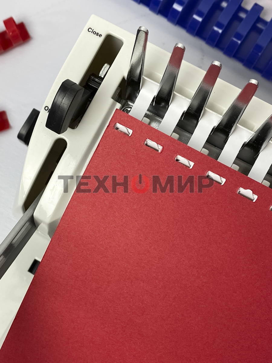 Переплетчик Heleos БП-16 A4/перф.16л.сшив/макс.500л./пластик.пруж. (6-51мм)