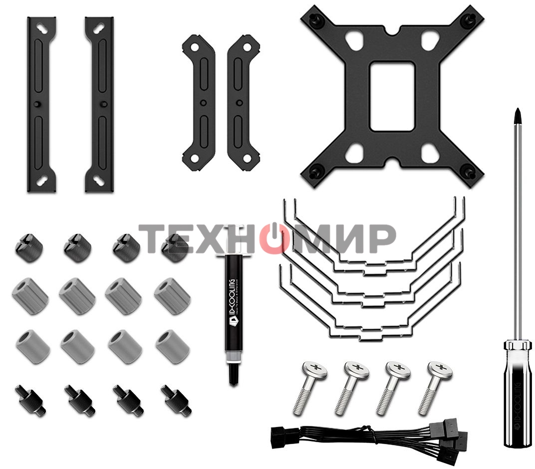 Кулер ID-COOLING SE-207-XT ADVANCED черный 120мм алюминий/медь 1800rpm 35db 4-pin 280W 154мм