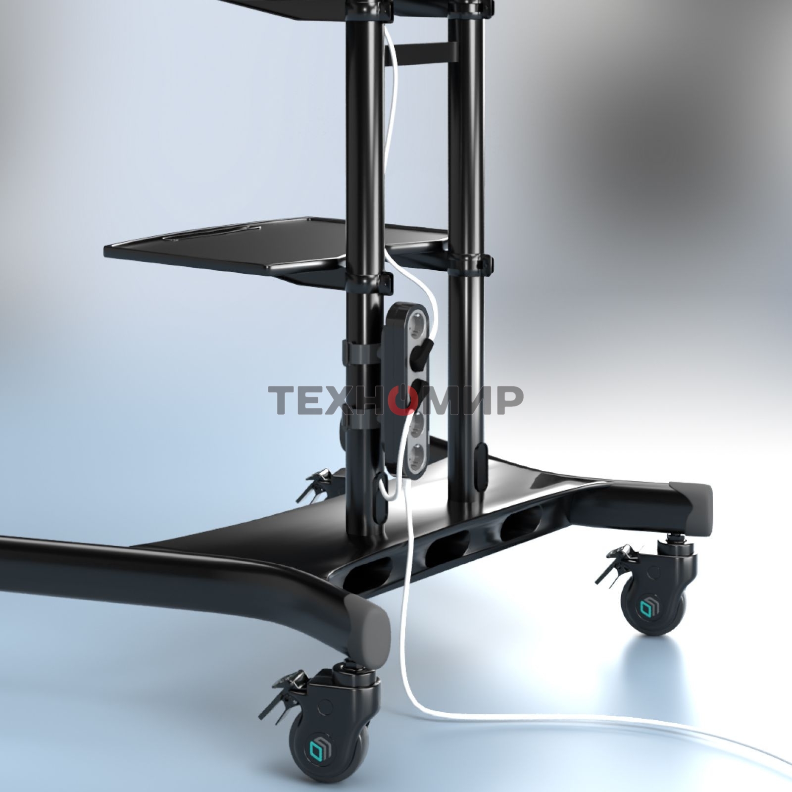 Крепление универсальное ONKRON APS-1881 черный напольный мобильный