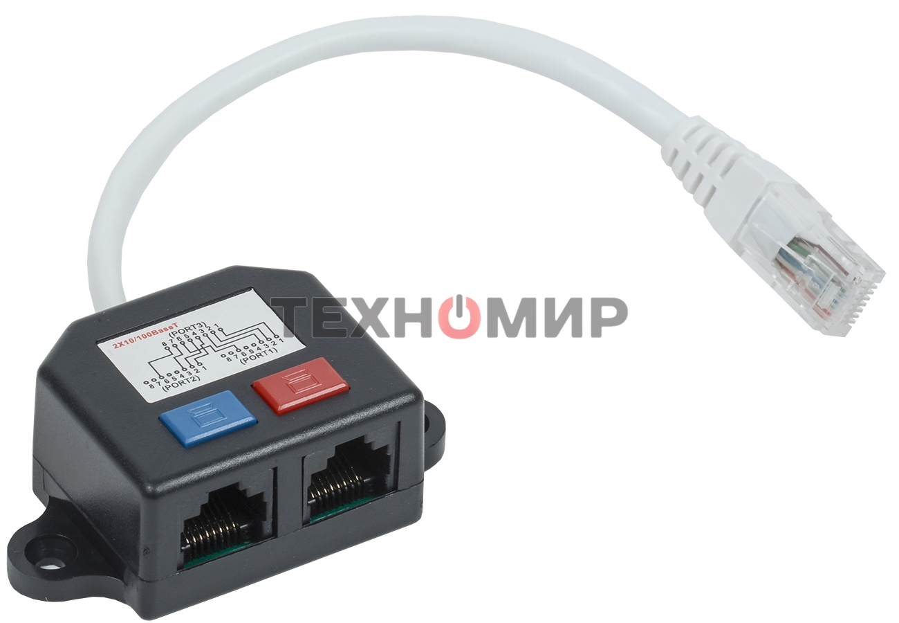 Проходной адаптер cat.5e UTP, RJ45-RJ45, тип Keystone Jack CS7-1C5EU ITK