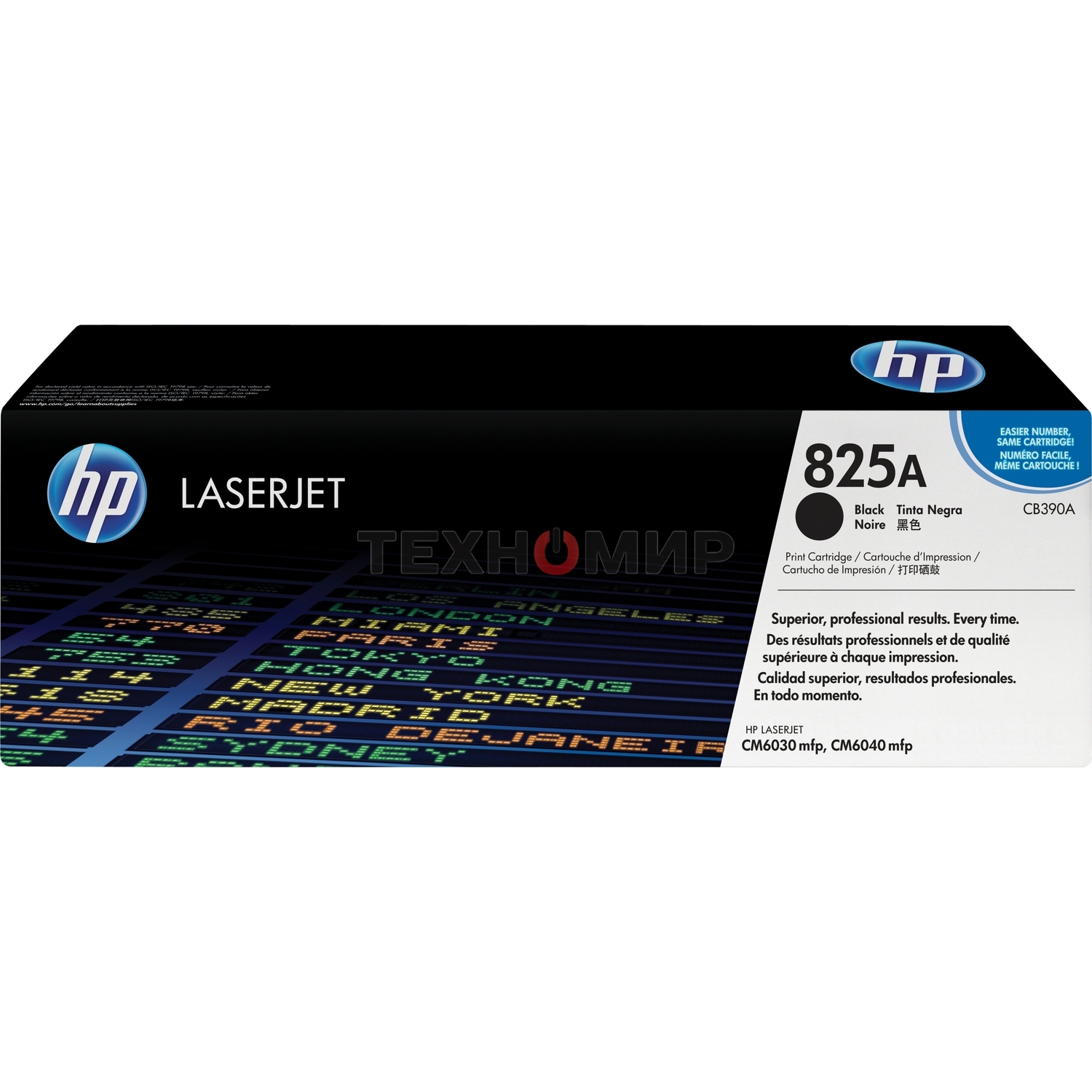 Картридж лазерный HP CB390A черный LJ CM6030mfp/CM6040mfp (19500стр.)