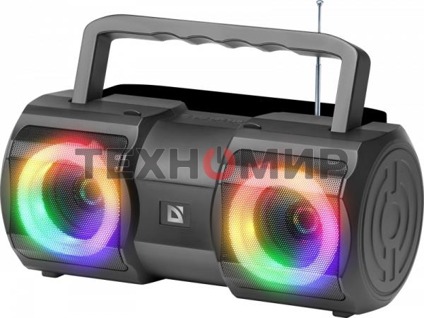 Акустическая система Defender Beatbox 20 черный Мощность звука 20 Вт да 1 кг