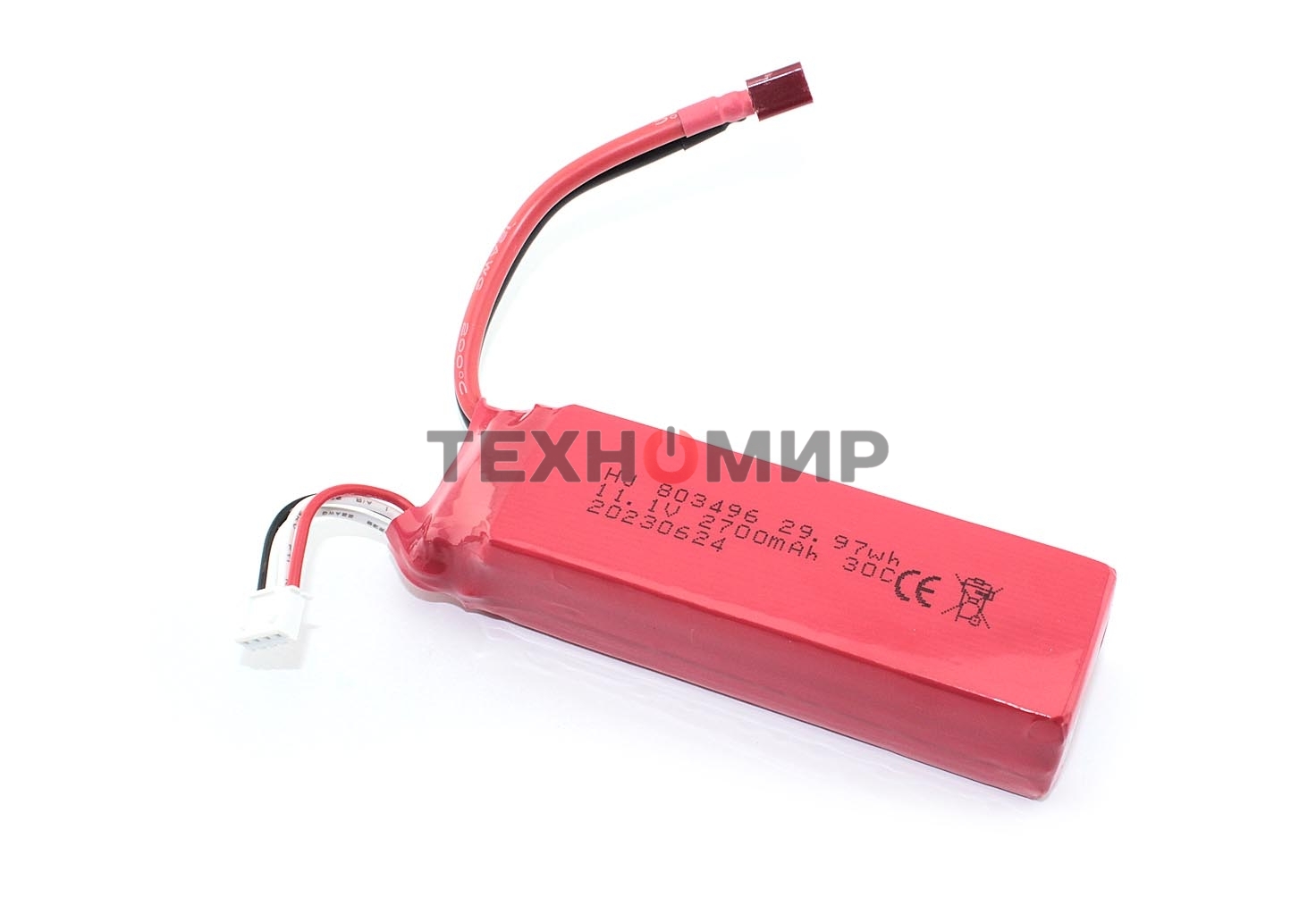 Аккумулятор Li-Pol 11.1V 803496 2700mAh разъем T-Plug