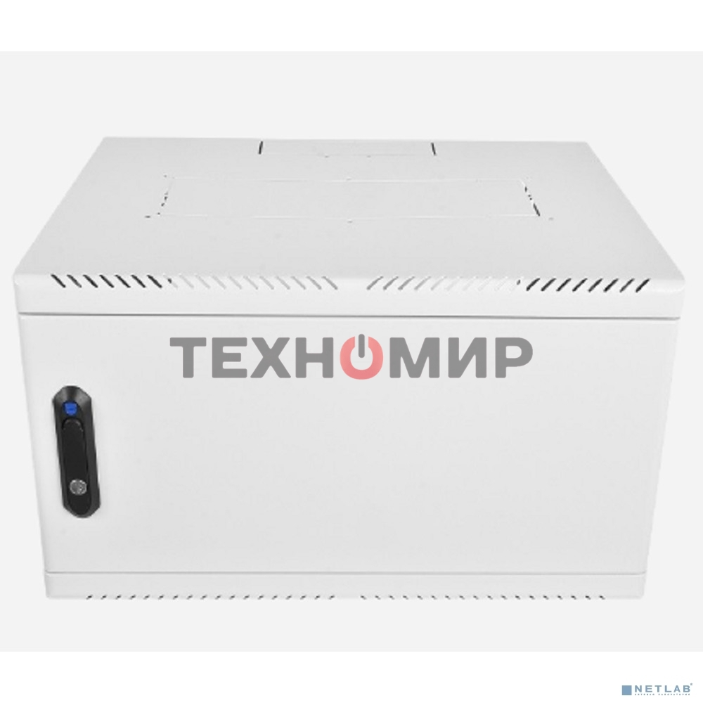 Шкаф коммутационный ЦМО (ШРН-6.350.1) настенный 6U 600x350 мм пер. дв. металл 200 кг серый 300 мм 180 град.