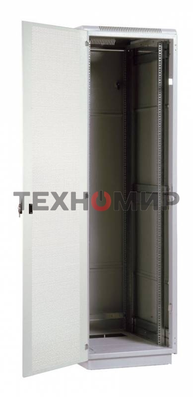 Шкаф телеком. напольный 42U (600x1000) дверь перфориров. 2 шт. (ШТК-М-42.6.10-44АА) (3 коробки)