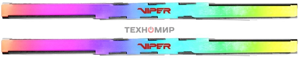 Оперативная память Patriot Viper Venom, DDR5, 64GB (2x32GB), 5200MHz, CL40, DIMM, с радиаторами, RGB, черный