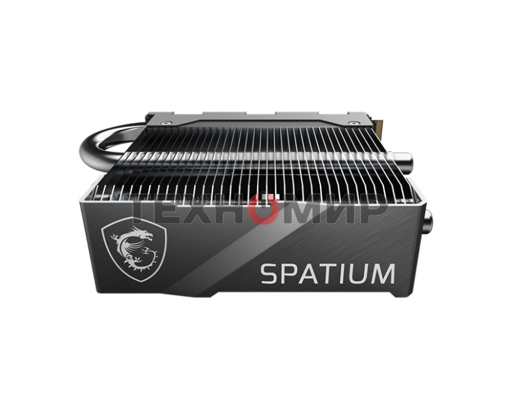 Накопитель SSD MSI 4Tb SPATIUM M580 FROZR,M.2(22x80мм), NVMe, PCIe 5.0 x4, 3D TLC, R/W 14100/12600, IOPs -/-, DRAM buffer 8192, TbW 3000, DWPD 0.38, with Heat Spreader (5 лет)