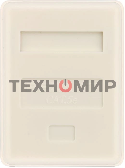 Розетка компьютерная Rexant 1-м ОП RJ45 CAT 5E бел.