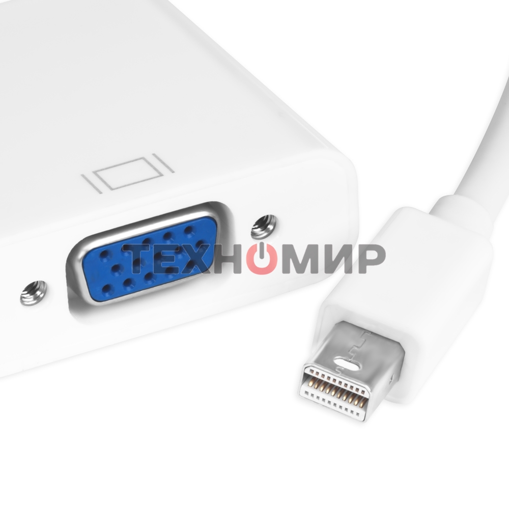 Адаптер-переходник GreenconnectApple mini DisplayPort 20M > VGA 15F (GCR-MDP2VGA)