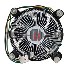 Кулер Intel E97379серебристый/черный 90мм алюминий 2500rpm 27db 4-pin 73W 58мм