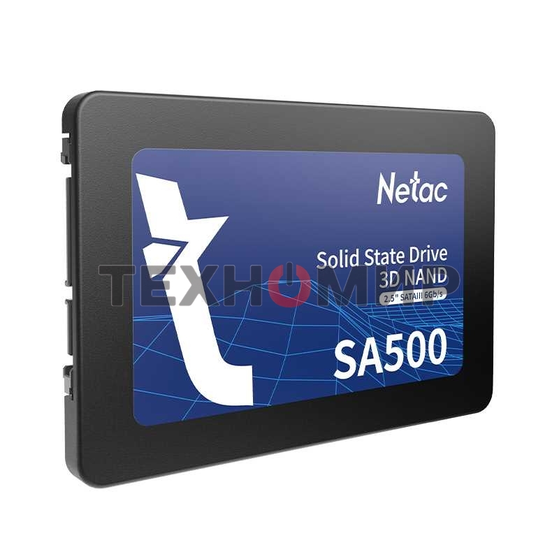 Накопитель SSD Netac SA500, 120Gb, SATA III, 2.5
