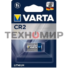 Батарейка Varta ELECTRONICS CR2 BL1 Lithium 3V (6206) (1/10/100)