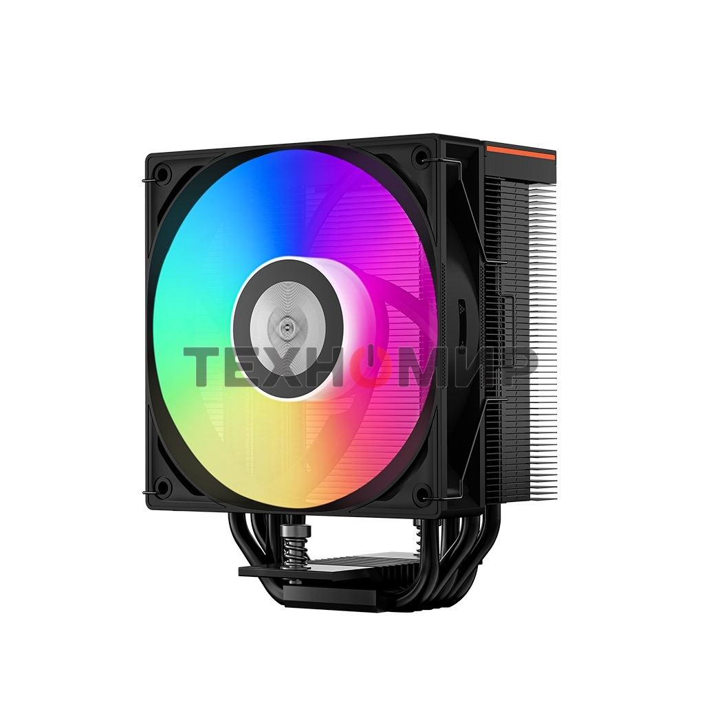 Устройство охлаждения (кулер) PcCooler RT500 Digital BK ARGb RT500-BKAWYL-GL черный 120мм алюминий+медь 2200rpm 32db 4-pin 240W