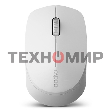 Мышь Rapoo M100 светло-серый оптическая (1300dpi) silent беспроводная BT/Radio USB (2but)