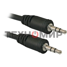 Аудио-кабель Defender Jack01-05 Jack M- Jack M, 1.5 м