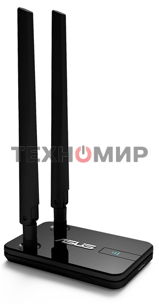 Адаптер ASUS USB-AC58, WI-FI 802.11ac, 400 + 867 Mbps USB 3.0 Adapter +2 внешняя антенна