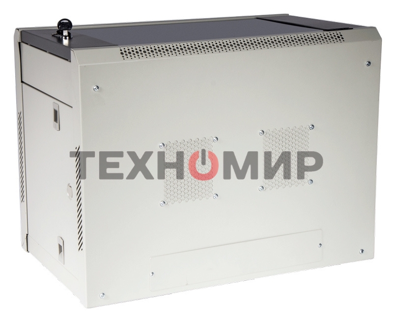 Шкаф настенный серии Pro, 9U 600x450, стеклянная дверь