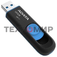 Флешка USB ADATA UV128 (AUV128-512G-RBE), 512Gb, USB 3.2 Gen1, R/W 100/30, черный/синий