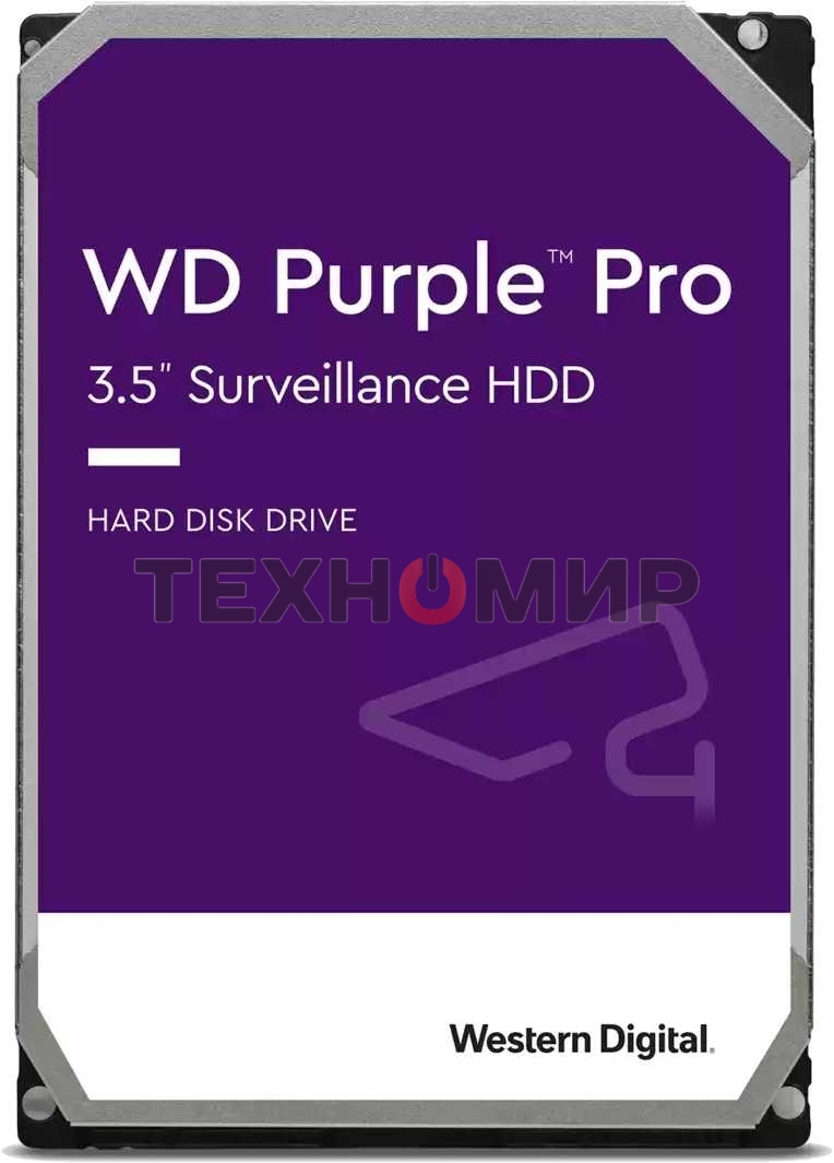 Жесткий диск Western Digital Original SATA-III 18Tb WD181PURP Video Purple Pro (7200rpm) 512Mb 3.5
