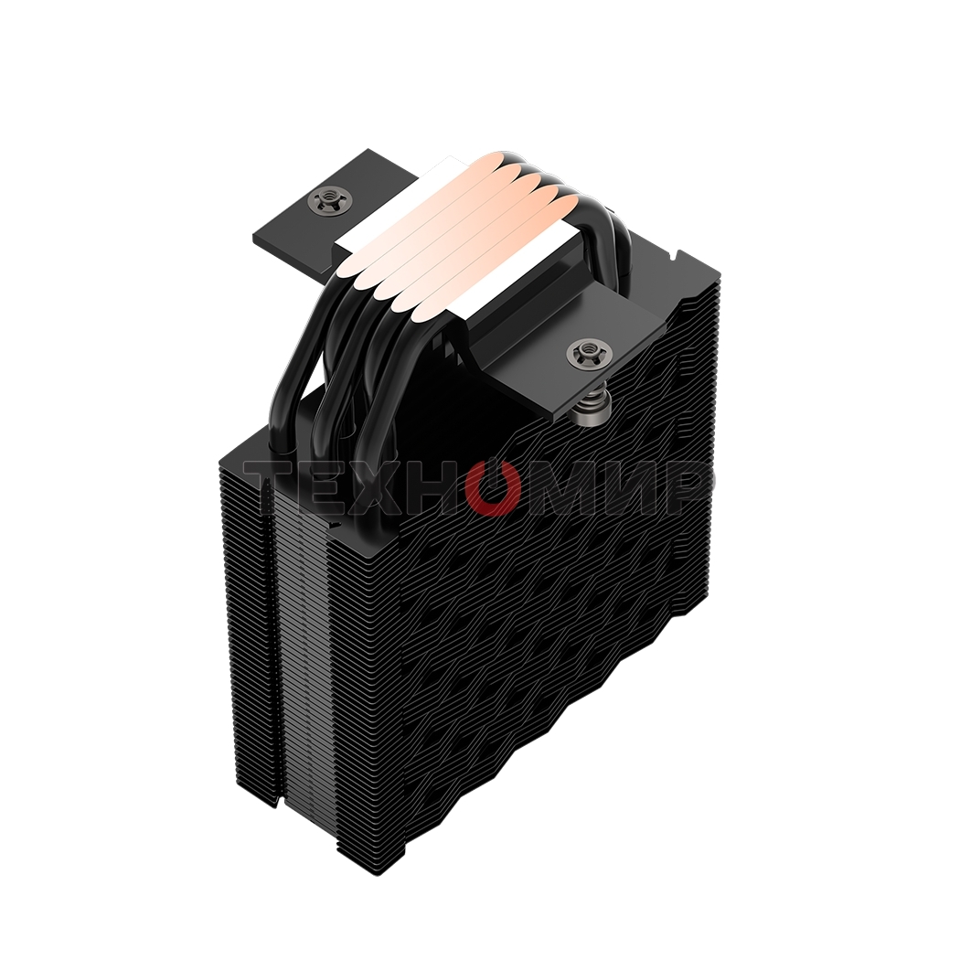 Устройство охлаждения (кулер) PcCooler RT500 Digital BK ARGb RT500-BKAWYL-GL черный 120мм алюминий+медь 2200rpm 32db 4-pin 240W