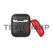 Чехол SwitchEasy Colors для в футляра с возможностью беспроводной зарядки к AirPods 2. Материал силикон. Цвет черный.