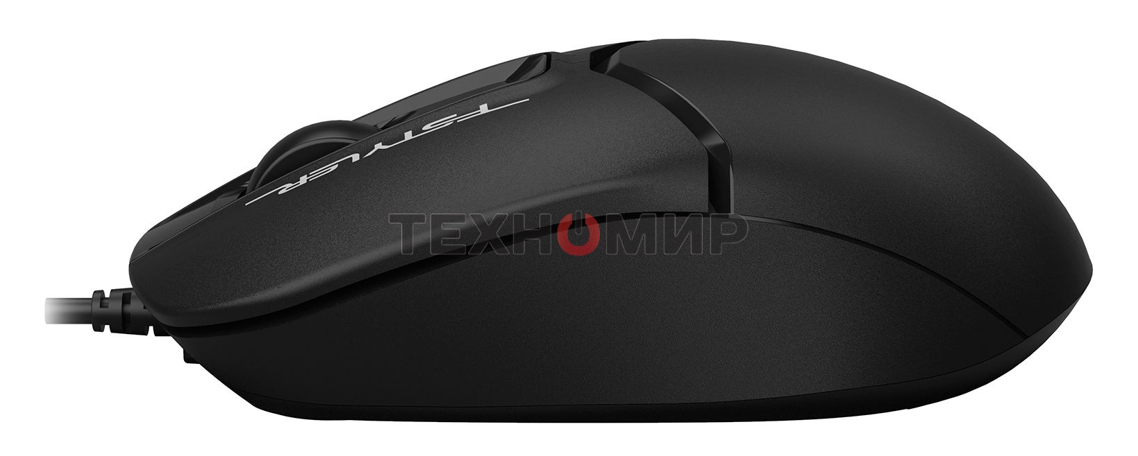 Мышь проводная A4Tech Fstyler FM12 черный, 1200 dpi, USB, кнопки - 3