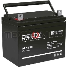 Батарея Delta DT 1233 (33 А\ч, 12В) свинцово- кислотный аккумулятор