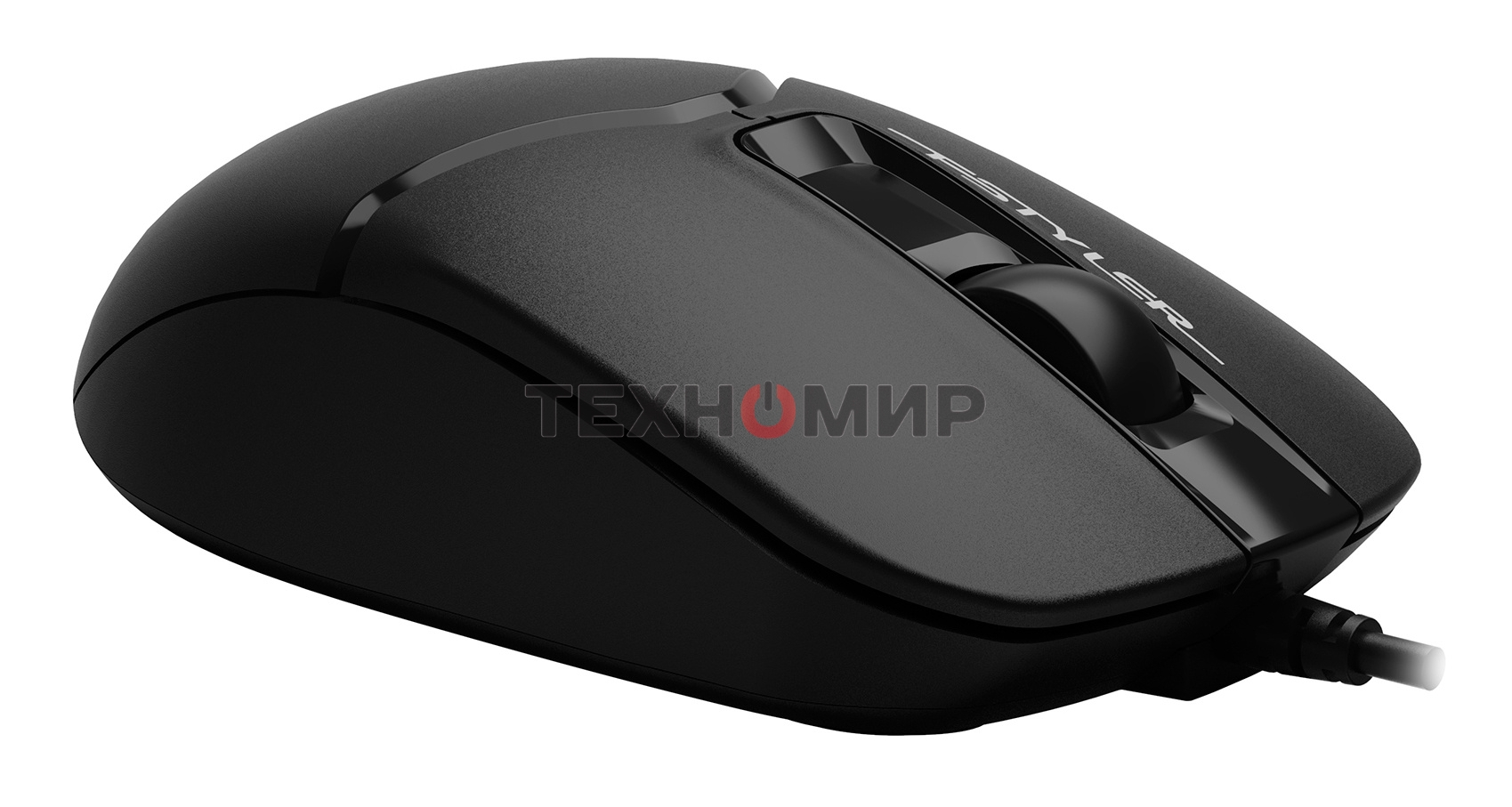 Мышь проводная A4Tech Fstyler FM12 черный, 1200 dpi, USB, кнопки - 3