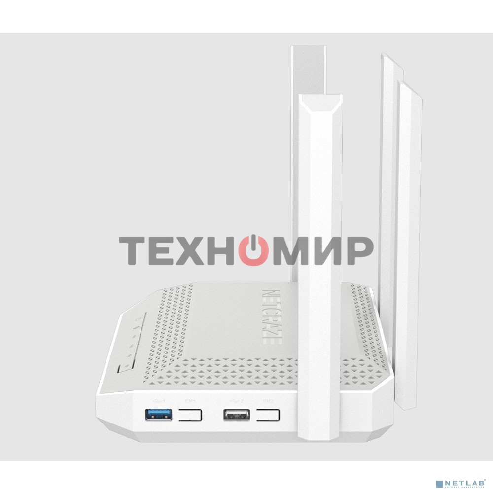 Мультигигабитный интернет-центр Netcraze Giga (NC-1012) с Mesh Wi-Fi 6 AX3000, Smart-коммутатором 1×2.5G/SFP и 4×1G, многофункциональными портами USB 3.0 и 2.0