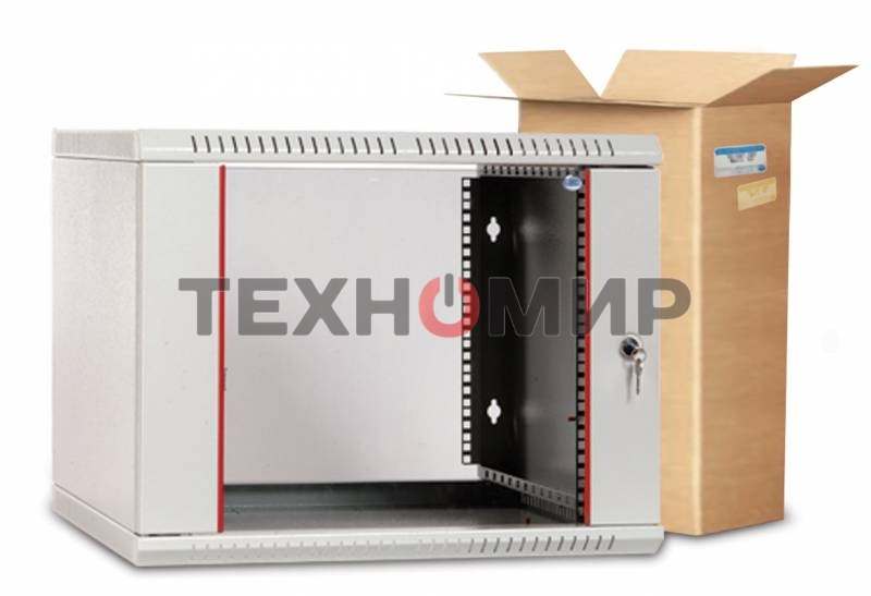 Шкаф телеком. настенный разборный 15U (600х650) дверь металл (ШРН-Э-15.650.1) (1 коробка)