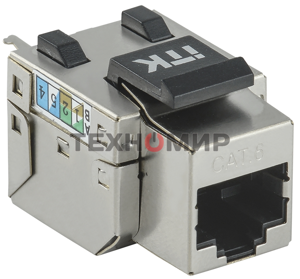 Модуль ITK Keystone Jack кат. 6 FTP 110 IDC 90 град. розет. ITK Модуль Keystone Jack кат. 6 FTP 110 IDC 90 град. розет.