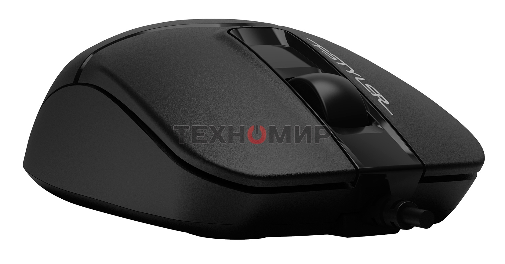 Мышь проводная A4Tech Fstyler FM12 черный, 1200 dpi, USB, кнопки - 3