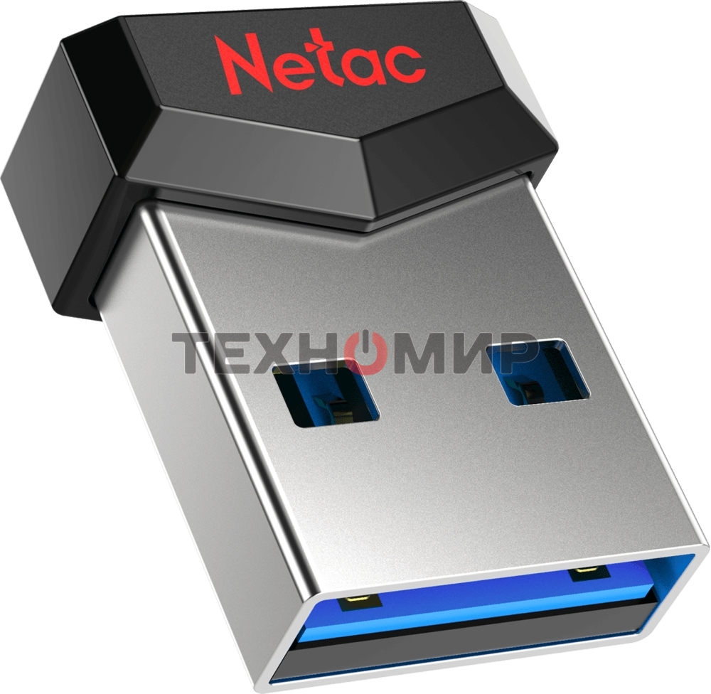 Флешка USB Netac UM81 (NT03UM81N-032G-20BK), 32Gb, USB 2.0, R/W 30/10, черный/красный