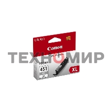 Картридж струйный Canon CLI-451XLGY серый, 780 стр. (повышенной емкости), для PIXMA iP7240, MG5440, 6340