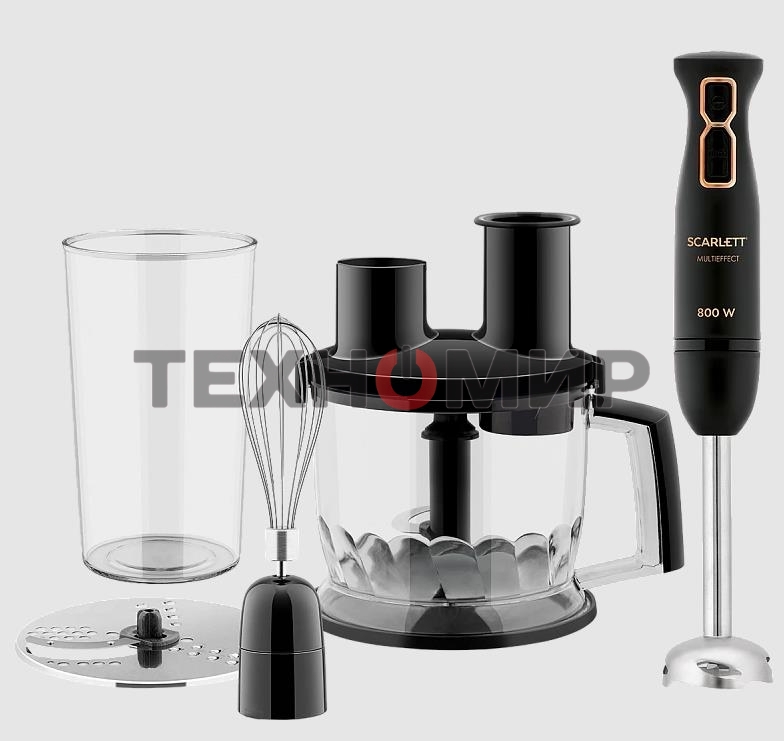 Блендер погружной Scarlett SC-HB42K09 черный;