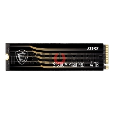 Накопитель SSD MSI SPATIUM M480 PRO, 1000Gb, M.2 2280, PCIe 4.0 x4, NVMe, R/W 7400/6000