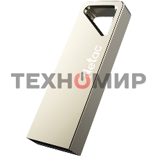 Флешка USB Netac U326 (NT03U326N-032G-20PN), 32Gb, USB 2.0, R/W 50/15, серебристый