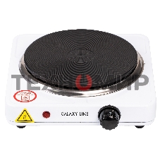 Электрическая плитка Galaxy Line GL 3001, белый, электрическая, 1500 Вт