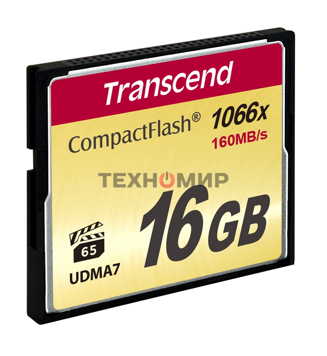 Флеш карта Transcend Ultimate TS16GCF1000/CF (Compact Flash)/16 ГБ/UDMA 7, VPG 65/160 МБ/с