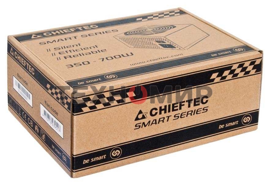Блок питания Chieftec GPS-700A8, 700Вт, 80 PLUS, 120мм, черный