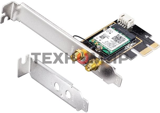 Сетевой адаптер Wi-Fi + Bluetooth Cudy WE3000 AX3000 PCI Express (ант.внеш.съем) 2ант.