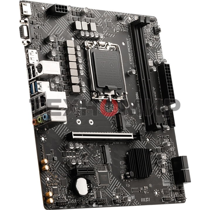 Материнская плата MSI PRO H610M-G, LGA 1700, Intel H610, 2xDDR5, 4xSATA, 1xM.2, 1xPCIe 4.0 x16, 1xPCIe 3.0 x1, 1xHDMI, 1xDP, 1xVGA, 1xRJ45 1Gb, 2xUSB-A 3.2 Gen 1, 4xUSB-A 2.0, 3x3.5мм, 7.1, mATX