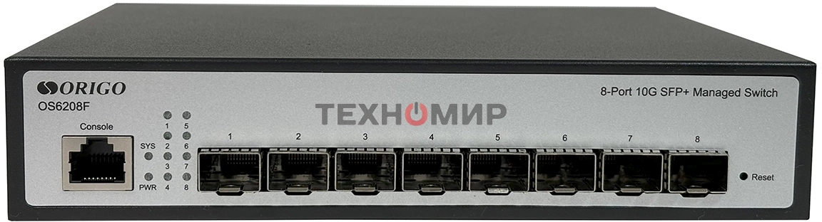 Коммутатор Origo OS6208F OS6208F/A1A 8SFP+ управляемый