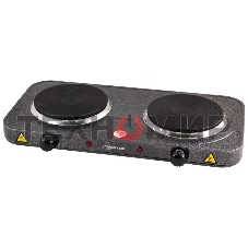 Плита настольная электрическая Homestar HS-1104 1000+1000Вт Ф155+155мм чугун